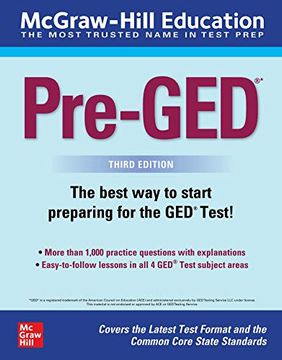 portada Mcgraw-Hill Education Pre-Ged, Third Edition (Test Prep) 
