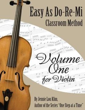 portada Easy As Do - Re - Mi: Violin Book One (en Inglés)