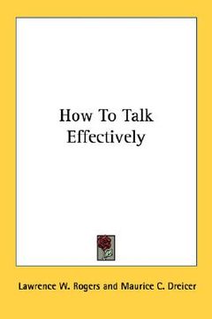 portada how to talk effectively (en Inglés)