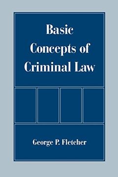 portada Basic Concepts of Criminal law (in English)