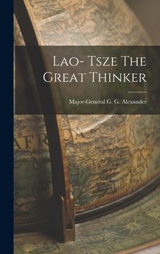 portada Lao- Tsze The Great Thinker