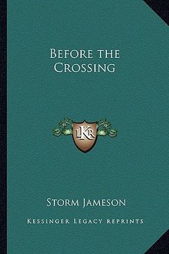 portada before the crossing (en Inglés)