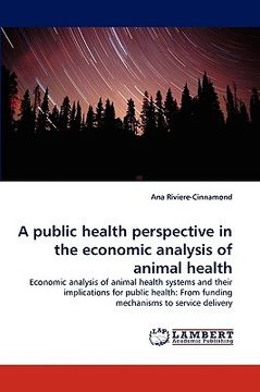 portada a public health perspective in the economic analysis of animal health (en Inglés)