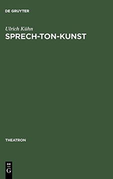 portada Sprech-Ton-Kunst (in German)
