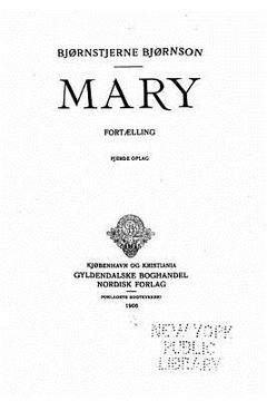 portada Mary, Fortaelling (en Danés)