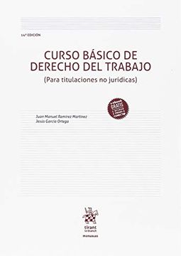 portada Curso Básico de Derecho del Trabajo (Para Titulaciones no Jurídicas) 14ª Edición 2018