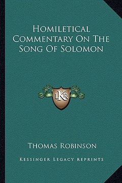 portada homiletical commentary on the song of solomon (en Inglés)