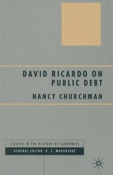 portada David Ricardo on Public Debt (en Inglés)