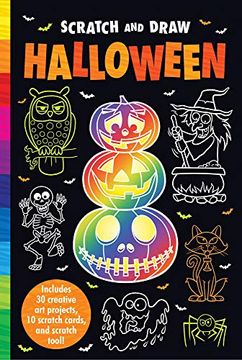 portada Scratch and Draw Halloween (Scratch and Draw Card Wallet Format) (en Inglés)