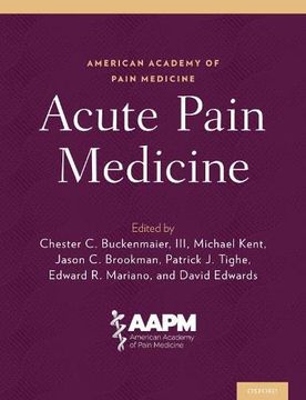 portada Acute Pain Medicine (in English)