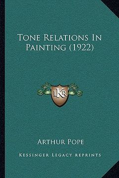 portada tone relations in painting (1922) (en Inglés)