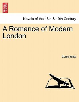 portada a romance of modern london (en Inglés)