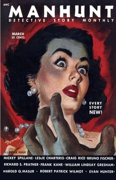 portada Manhunt, March 1953