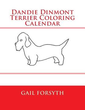 portada Dandie Dinmont Terrier Coloring Calendar (en Inglés)