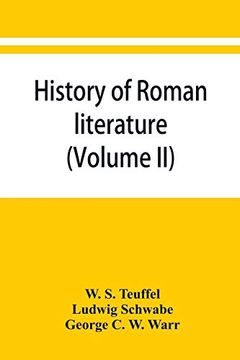 portada History of Roman Literature (Volume ii) (en Inglés)