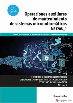 portada Operaciones Auxiliares de Mantenimiento de Sistemas Microinformáticos: Rústica (8)