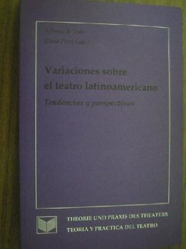 portada variaciones sobre el teatro latinoamericano. tendencias y perspectivas.