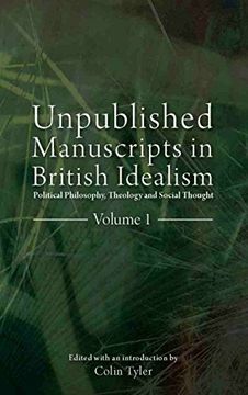 portada Unpublished Manuscripts in British Idealism: Political Philosophy, Theology and Social Thought (2 Volumes) (en Inglés)