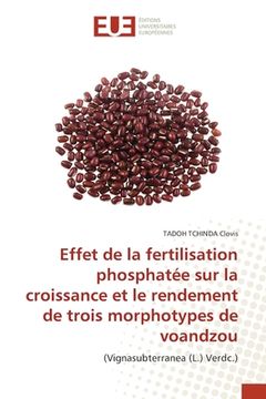 portada Effet de la fertilisation phosphatée sur la croissance et le rendement de trois morphotypes de voandzou (en Francés)