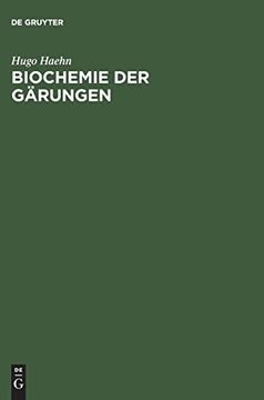portada Biochemie der Gärungen (en Alemán)