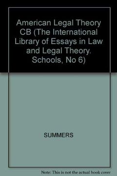 portada American Legal Theory (International Library of Essays in law and Legal Theory) (en Inglés)