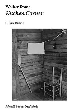portada Walker Evans: Kitchen Corner (Afterall Books (in English)