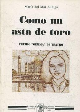 portada Como un Asta de Toro (Premio Gemma de Teatro, 2000)