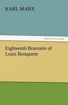 portada eighteenth brumaire of louis bonaparte (en Inglés)