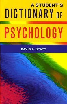 portada a student's dictionary of psychology (en Inglés)