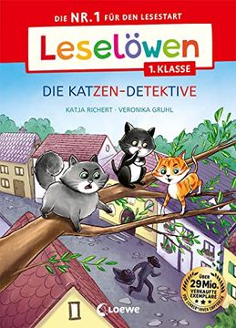 portada Leselöwen 1. Klasse - die Katzen-Detektive (Großbuchstabenausgabe) (en Alemán)