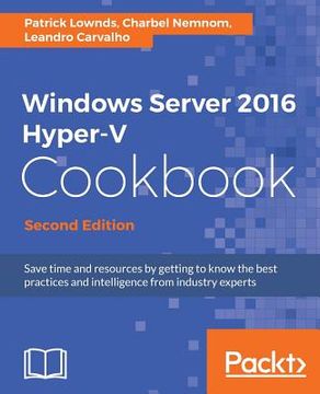 portada Windows Server 2016 Hyper-V Cookbook - Second Edition (en Inglés)