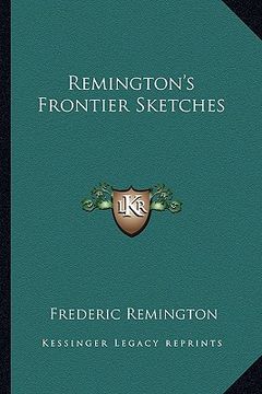 portada remington's frontier sketches (en Inglés)