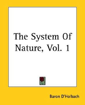 portada the system of nature, vol. 1 (in English)