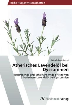 portada Ätherisches Lavendelöl bei Dyssomnien (in German)