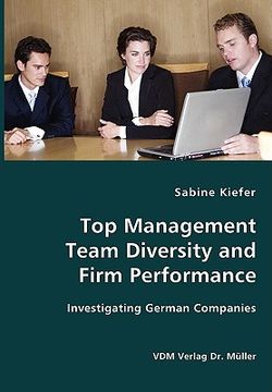 portada top management team diversity and firm performance (en Inglés)