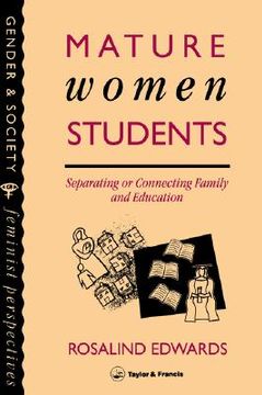 portada mature women students: separating of connecting family and education