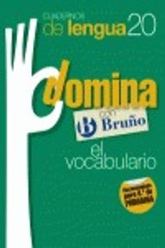 portada Cuadernos Domina Lengua 20 Vocabulario 6 (Castellano - Material Complementario - Cuadernos De Lengua Primaria)