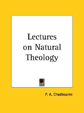 portada lectures on natural theology (en Inglés)