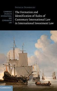 portada The Formation and Identification of Rules of Customary International law in International Investment law (Cambridge Studies in International and Comparative Law) 