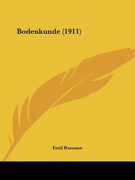 portada bodenkunde (1911) (en Inglés)