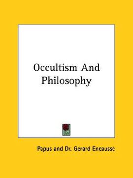 portada occultism and philosophy