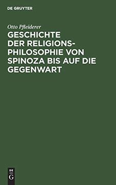 portada Geschichte der Religionsphilosophie von Spinoza bis auf die Gegenwart (in German)