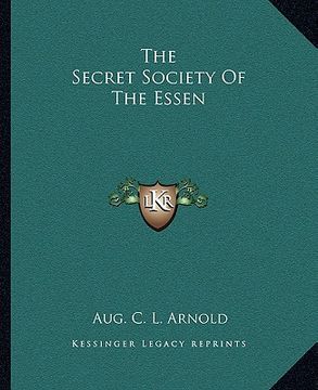 portada the secret society of the essen (in English)