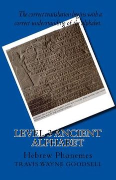 portada Level 3 Ancient Alphabet: Hebrew Phonemes (en Inglés)