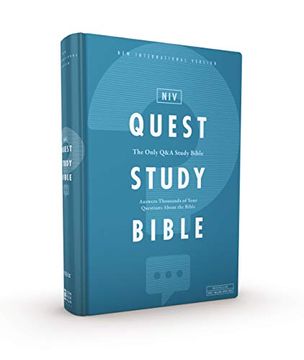 portada Niv, Quest Study Bible, Hardcover, Comfort Print: The Only q and a Study Bible (en Inglés)