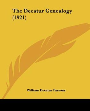 portada the decatur genealogy (1921) (en Inglés)