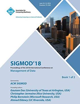 portada Sigmod '18: Proceedings of the 2018 International Conference on Management of Data vol 1 