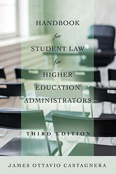 portada Handbook for Student law for Higher Education Administrators, Third Edition (10) (Education Management) (en Inglés)