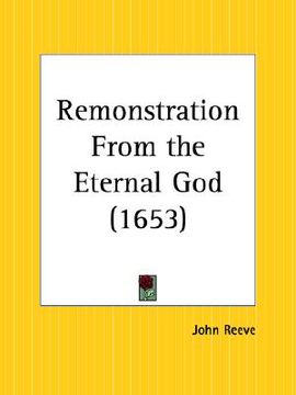 portada remonstration from the eternal god (en Inglés)