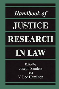 portada Handbook of Justice Research in law (en Inglés)